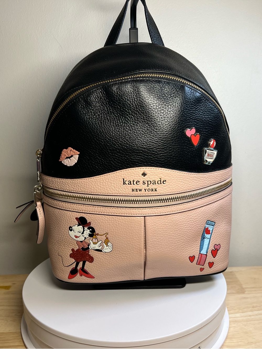 Kate Spade Limited Edition Disney x Minnie Mouse Medium Backpack EUC - Picture 2 of 8